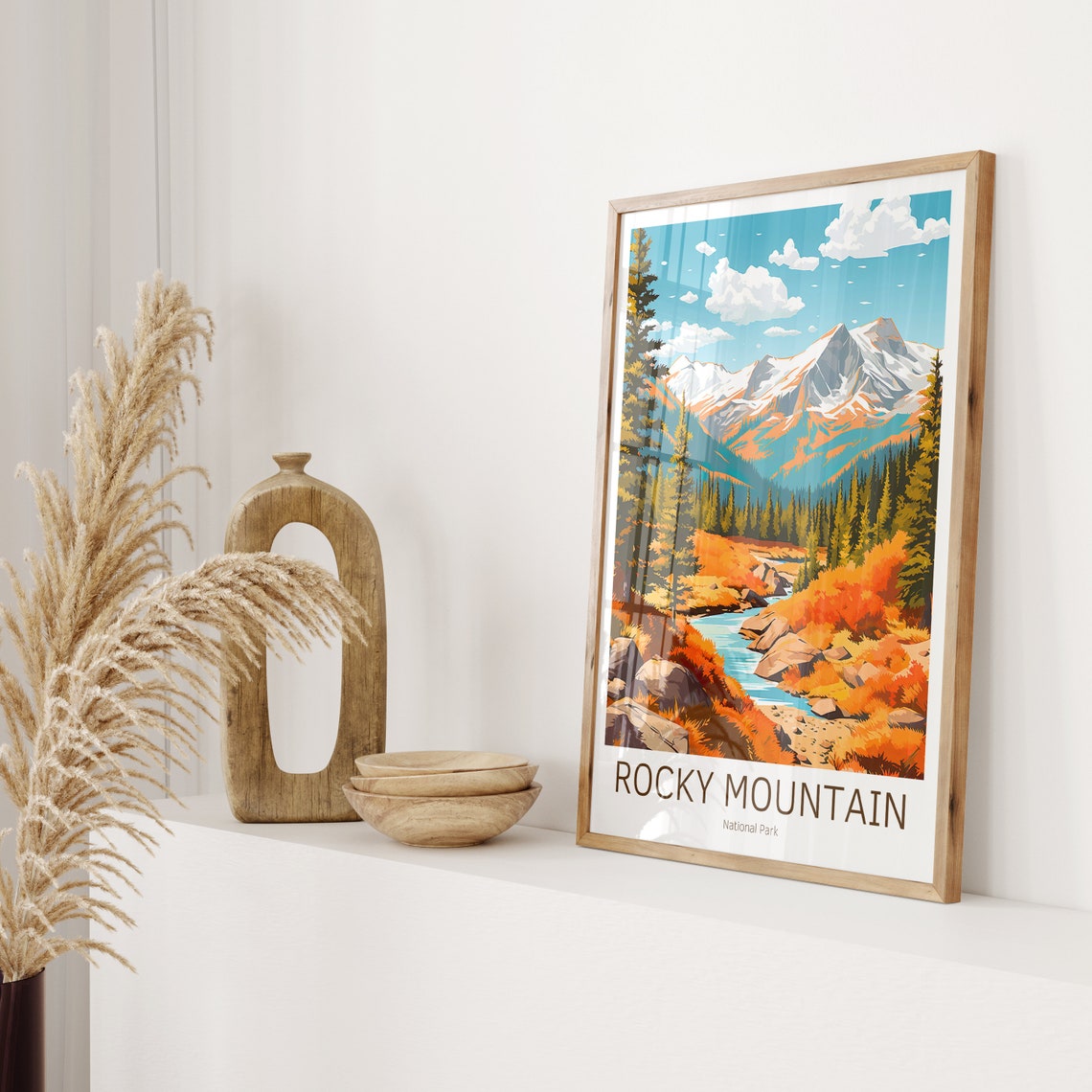 Rocky Mountain National Park Alpine Wilderness Meadow Travel Poster - Image 2