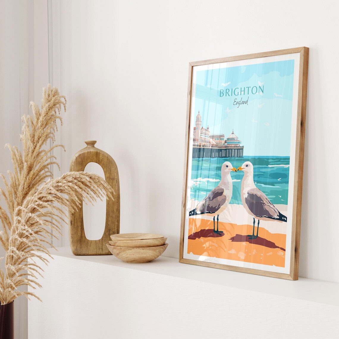 Brighton Travel Poster, England Travel Poster - Image 2