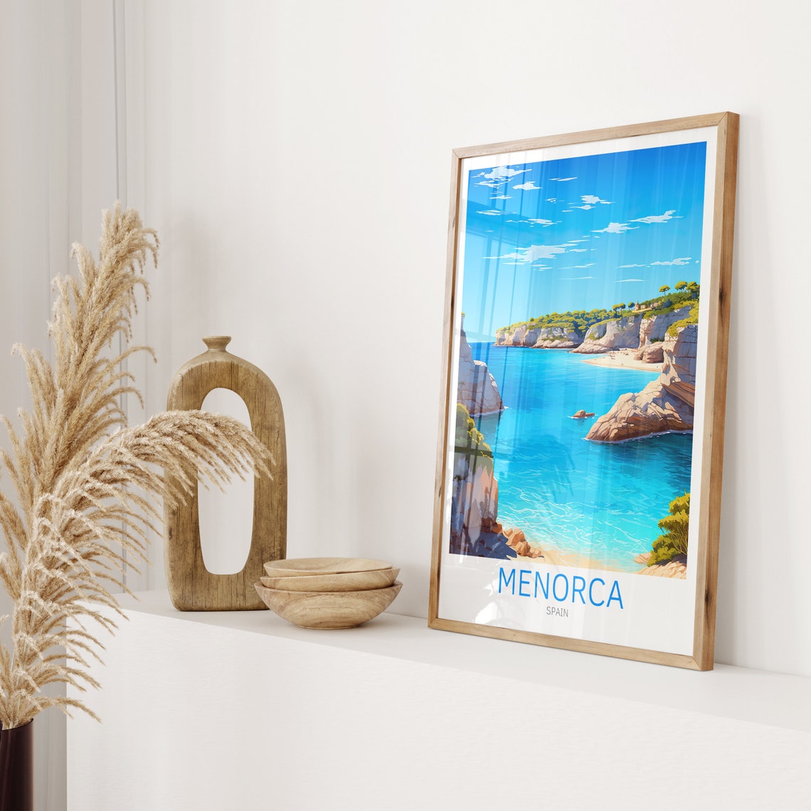 Menorca Home Decor Gift Travel Poster - Image 2