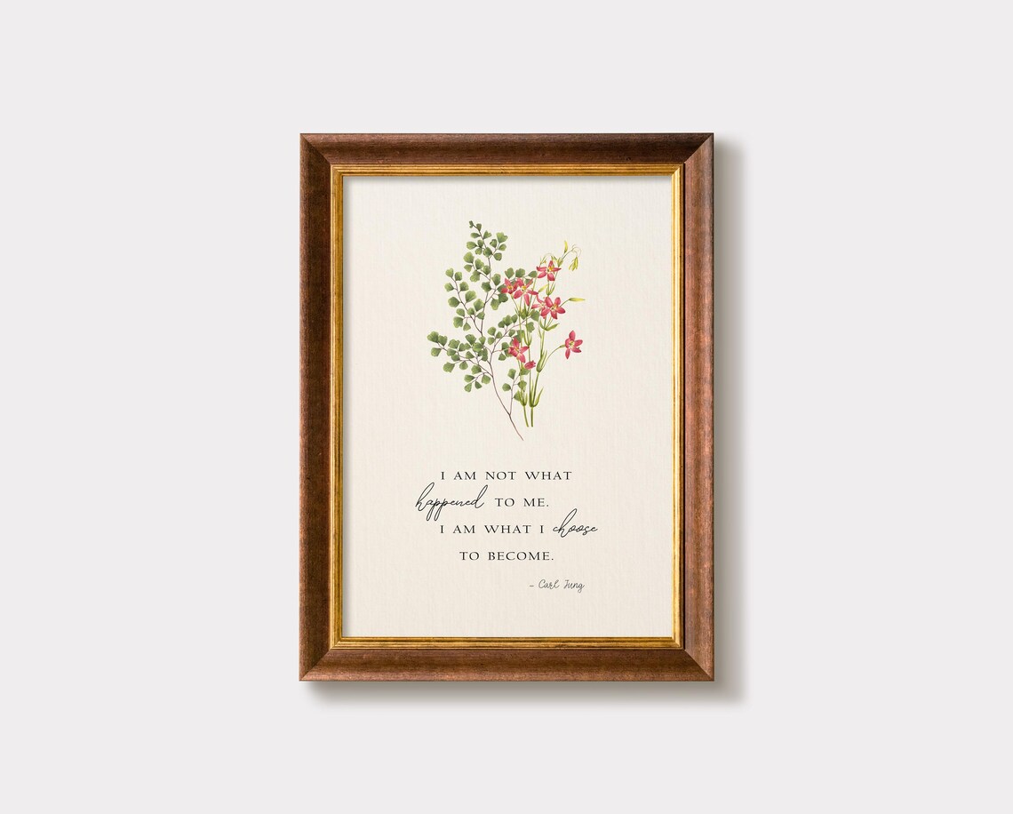 Carl Jung Quote Vintage Poster, Therapy Office Decor - Image 3