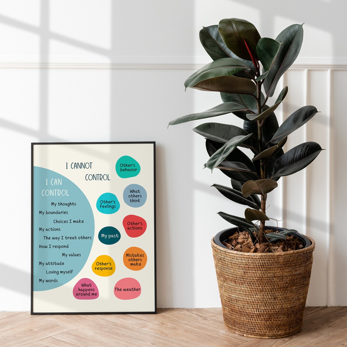 Things I Can Control Poster, Counselor Office Decor - Image 2