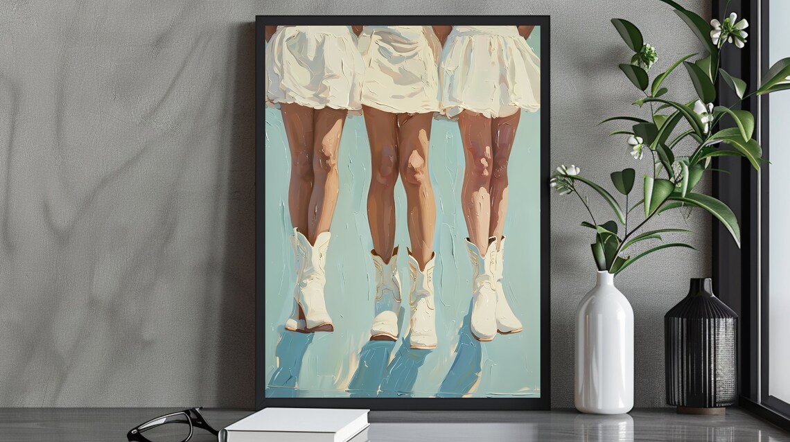 Girly Vintage 1950s Apartment Art Print
