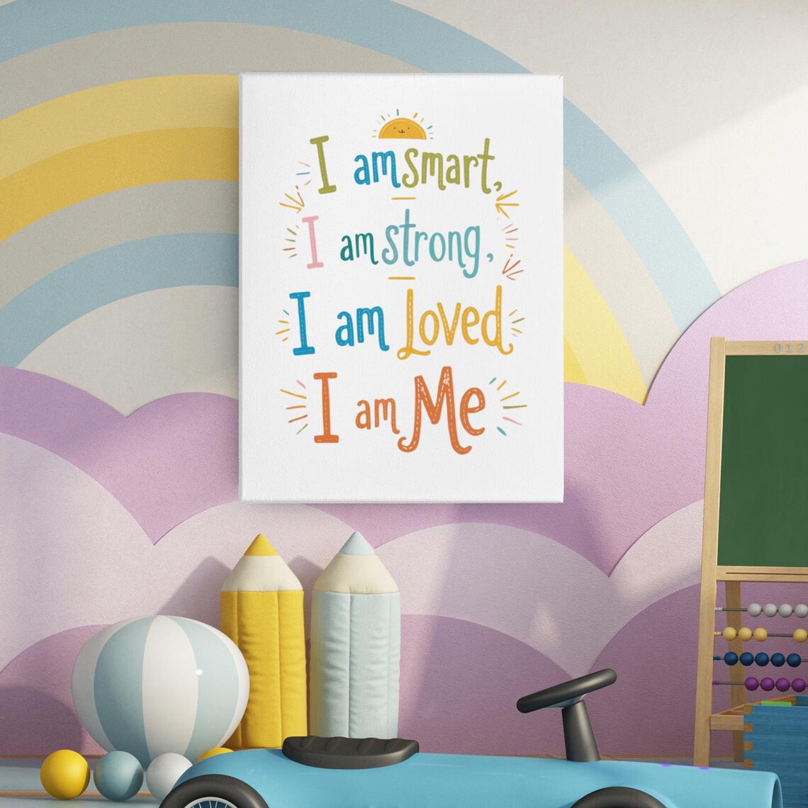 Positive Saying for Young Children Quote Art Print - Image 2