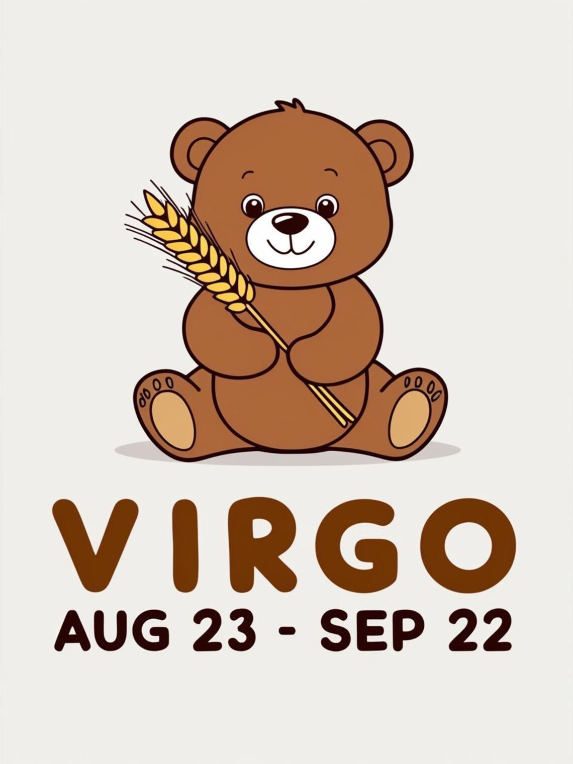 Virgo Zodiac Sign, Nursery Decor Art Print - Image 2