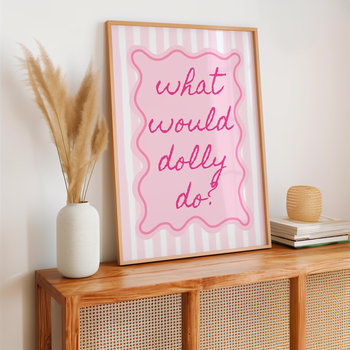 What Would Dolly Do? Coastal Cowgirl Art Print - Image 2