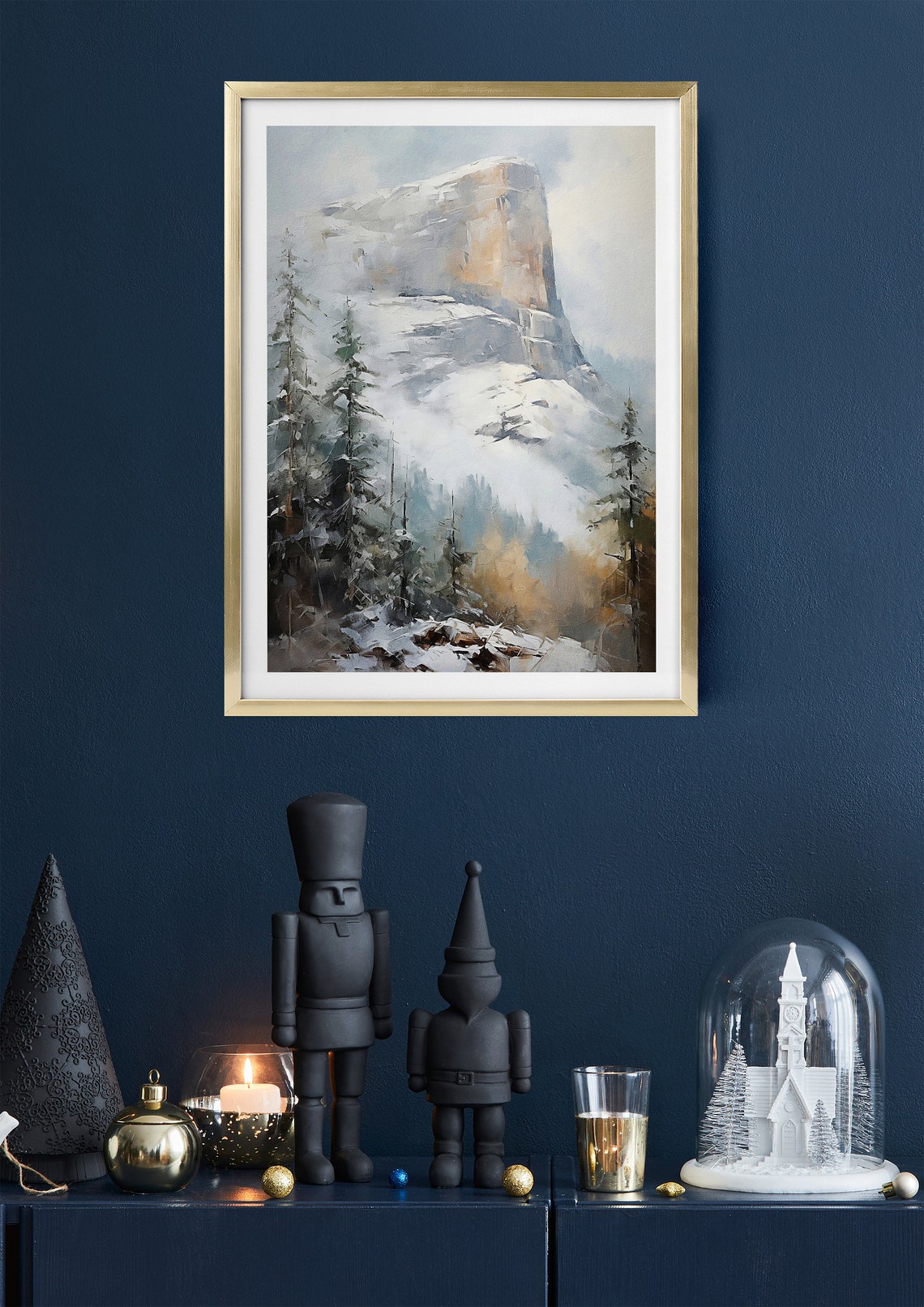 Vintage Style Christmas Western Cliffs - Image 3