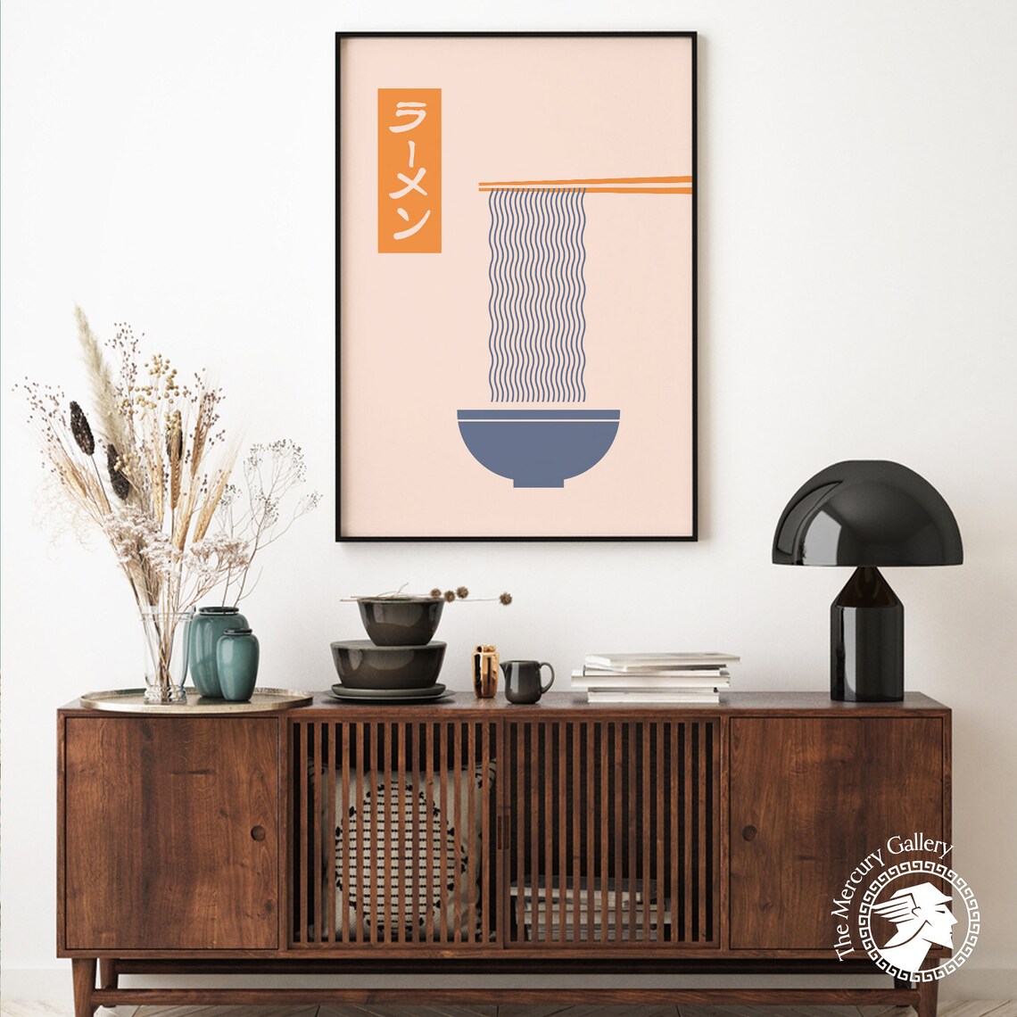 Ramen Noodle Art Print, Japanese Kitchen Wall Art - Image 6