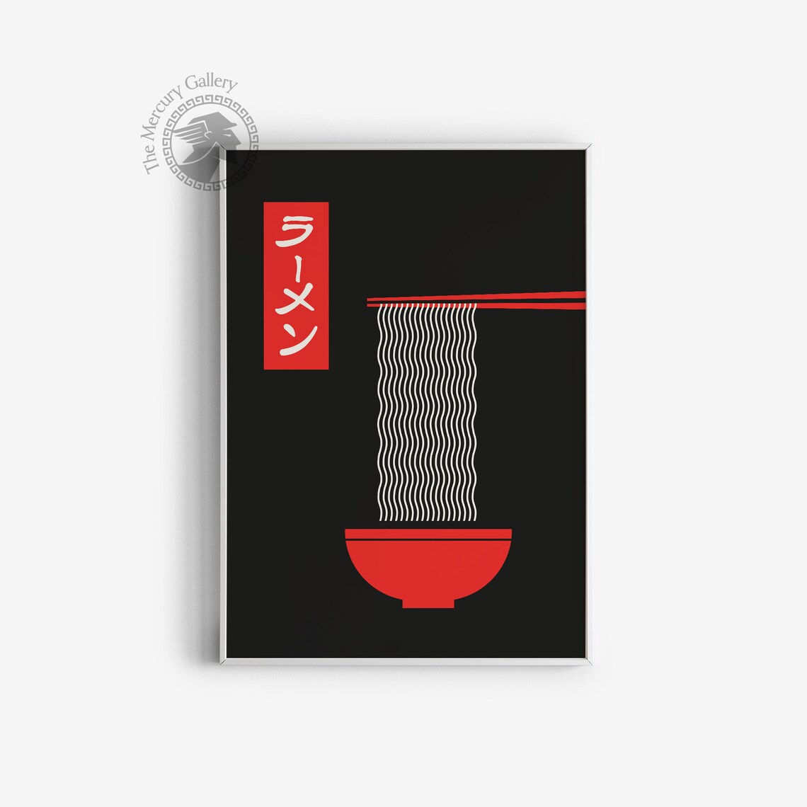 Ramen Noodle Travel Poster, Noodle Soup Artwork - Image 3