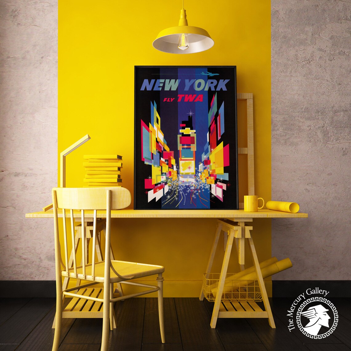 New York Vintage Travel Poster, Travel Poster - Image 5