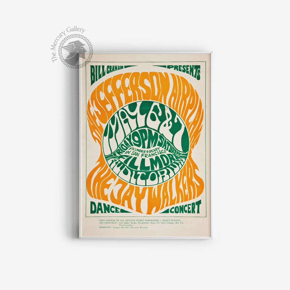 Vintage Music Concert Poster Print, Summer of Love - Image 2