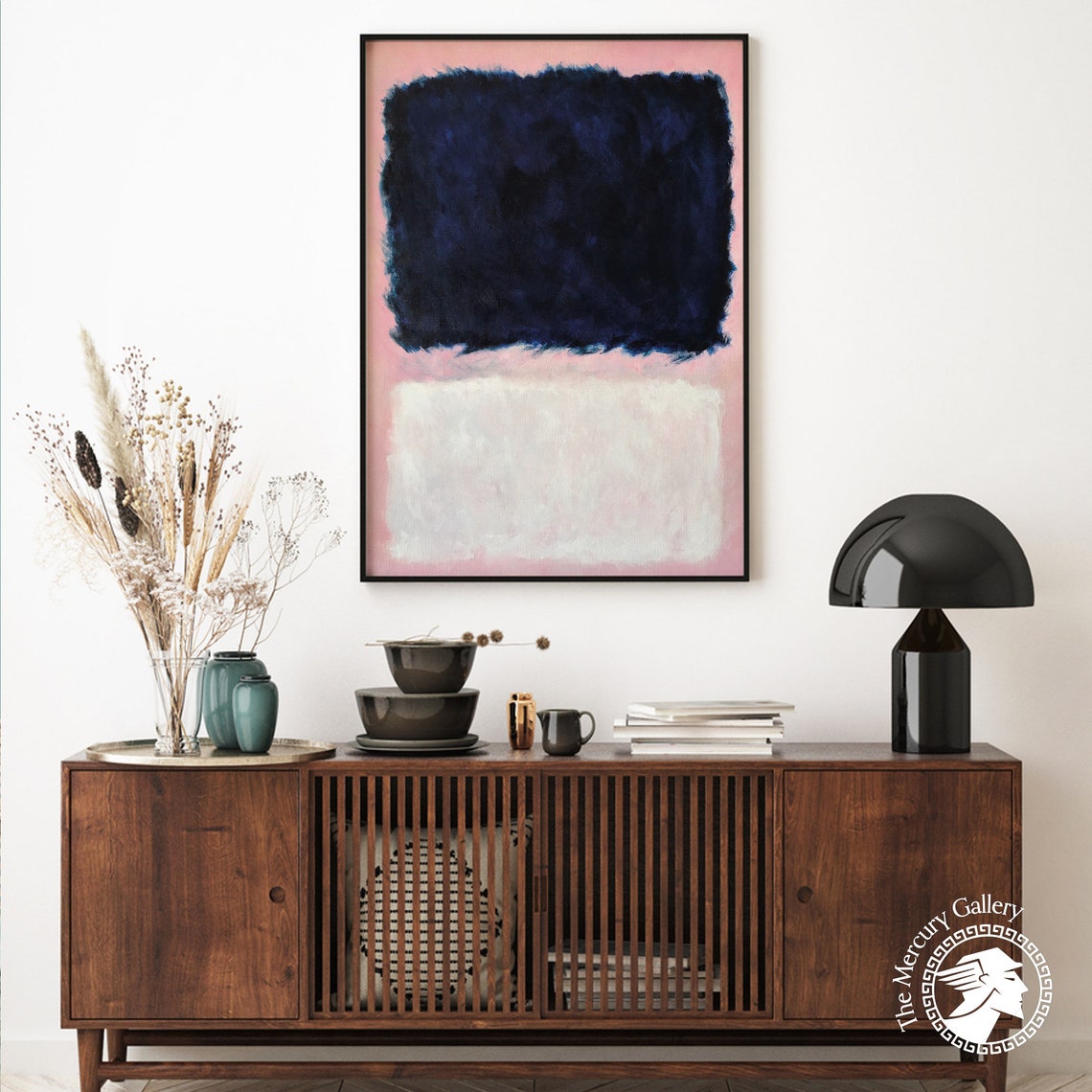Mark Rothko Poster Print Pink And Blue Wall Art A Exhibition Print As Housewarming Gift Or Livingroom Decor Birthday Gift Idea - Image 3