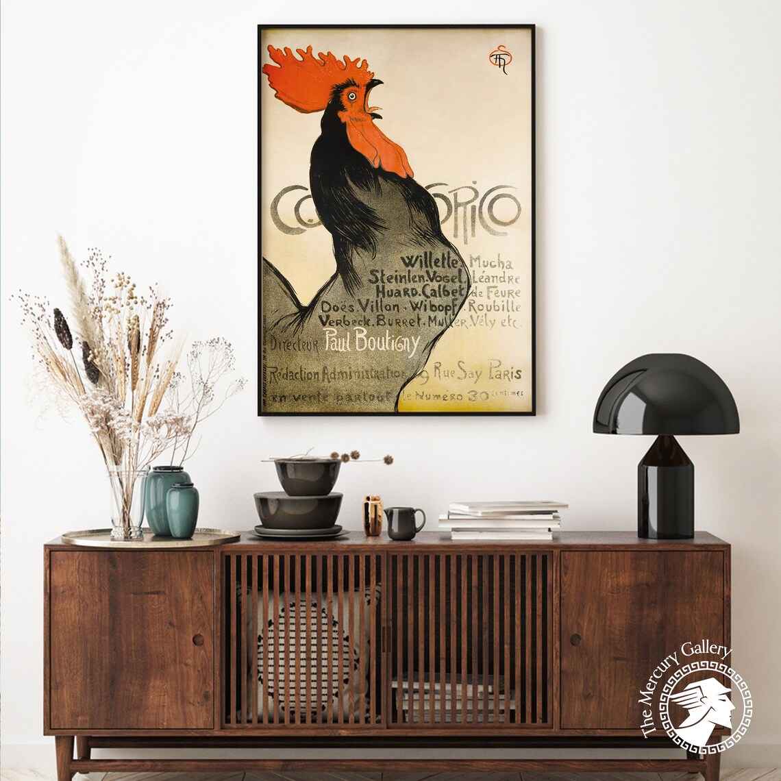 Cocorico French Art Magazine Cover 1899 Poster - Image 6