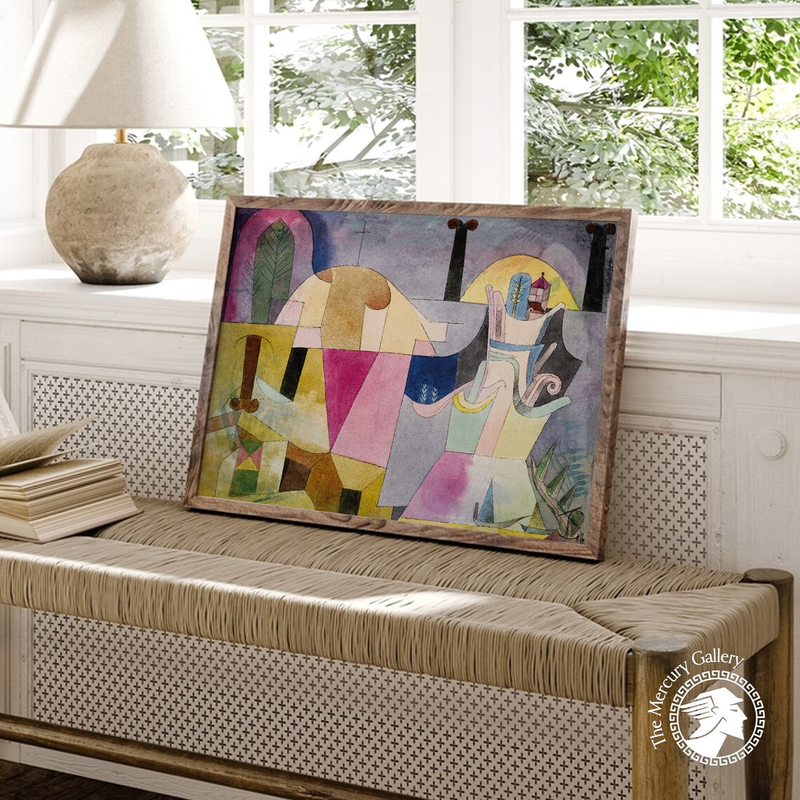 Paul Klee Black Columns In A Landscape Art Print - Image 2