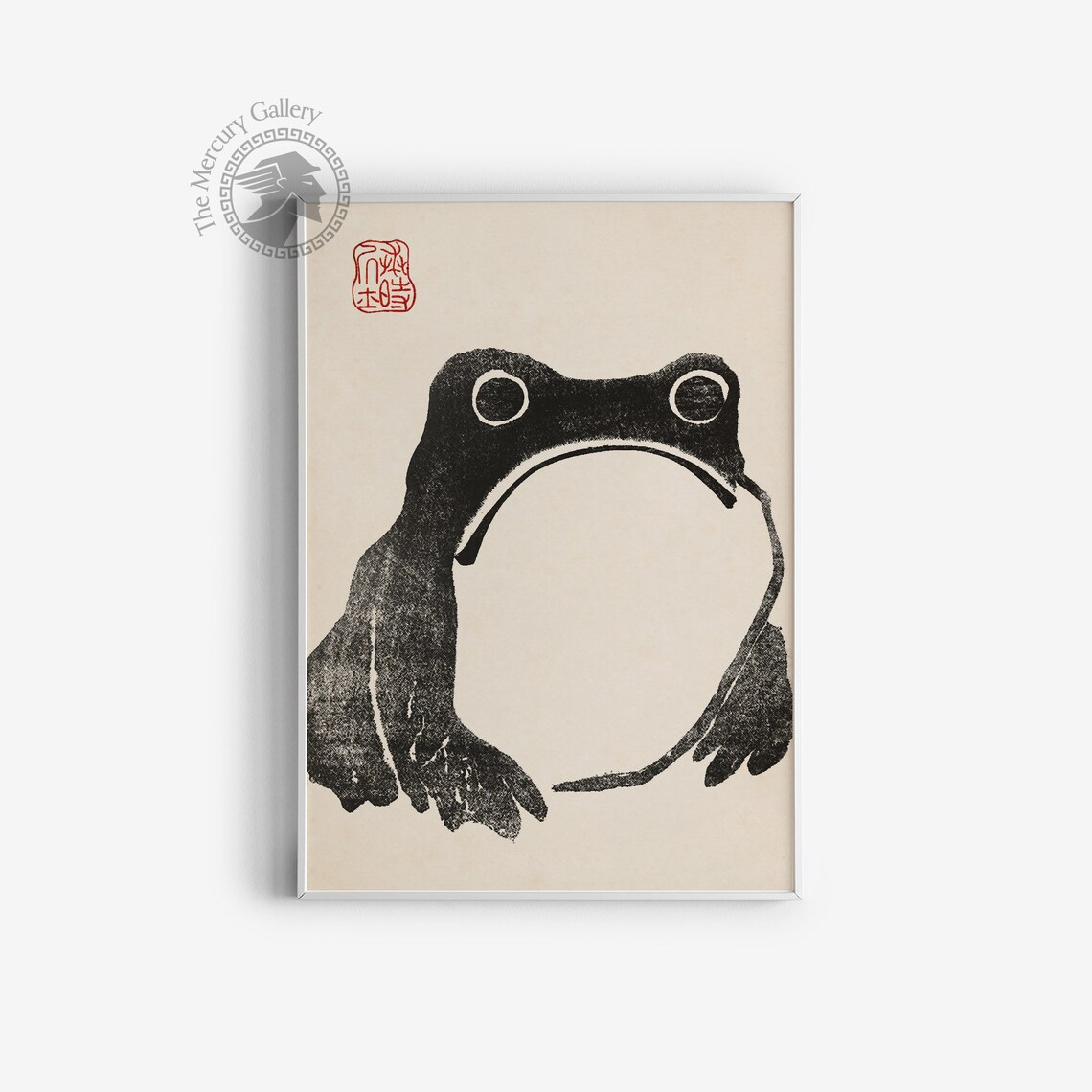 Japanese Vintage Frog Art Print, Matsumoto Hoji - Image 3