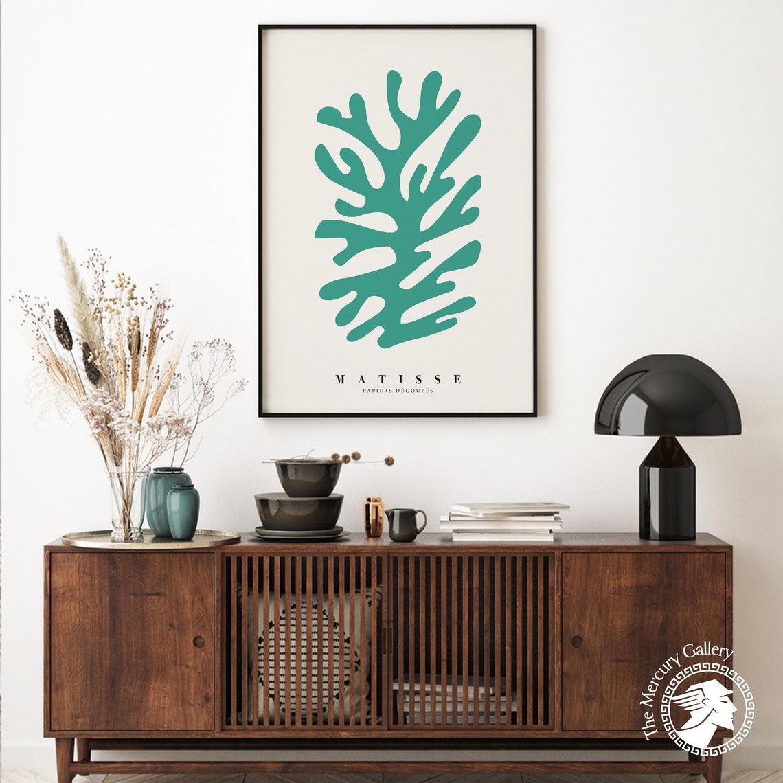Henri Matisse Green Cutout Papiers Decoupes Abstract Seaweed Poster - Image 6