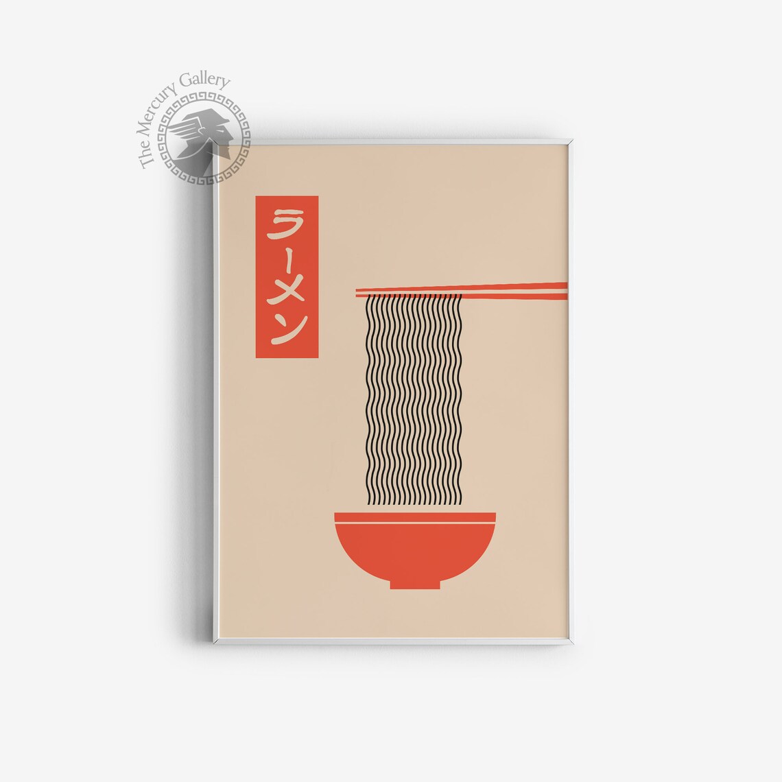 Ramen Noodle Vintage Poster, Japanese Culture Print - Image 3