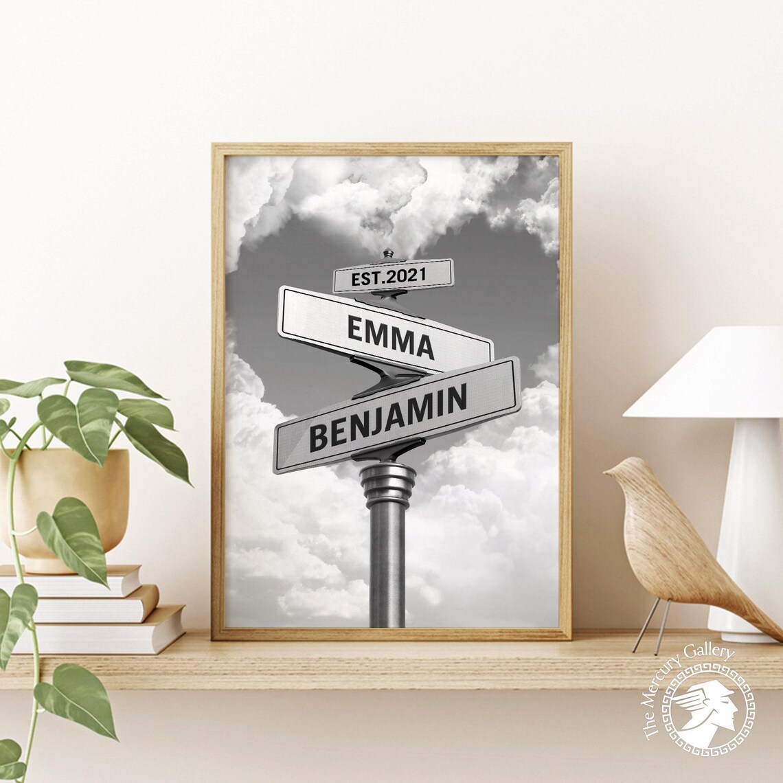 Engagement Street Sign Poster, Wedding Gift Art Print - Image 6