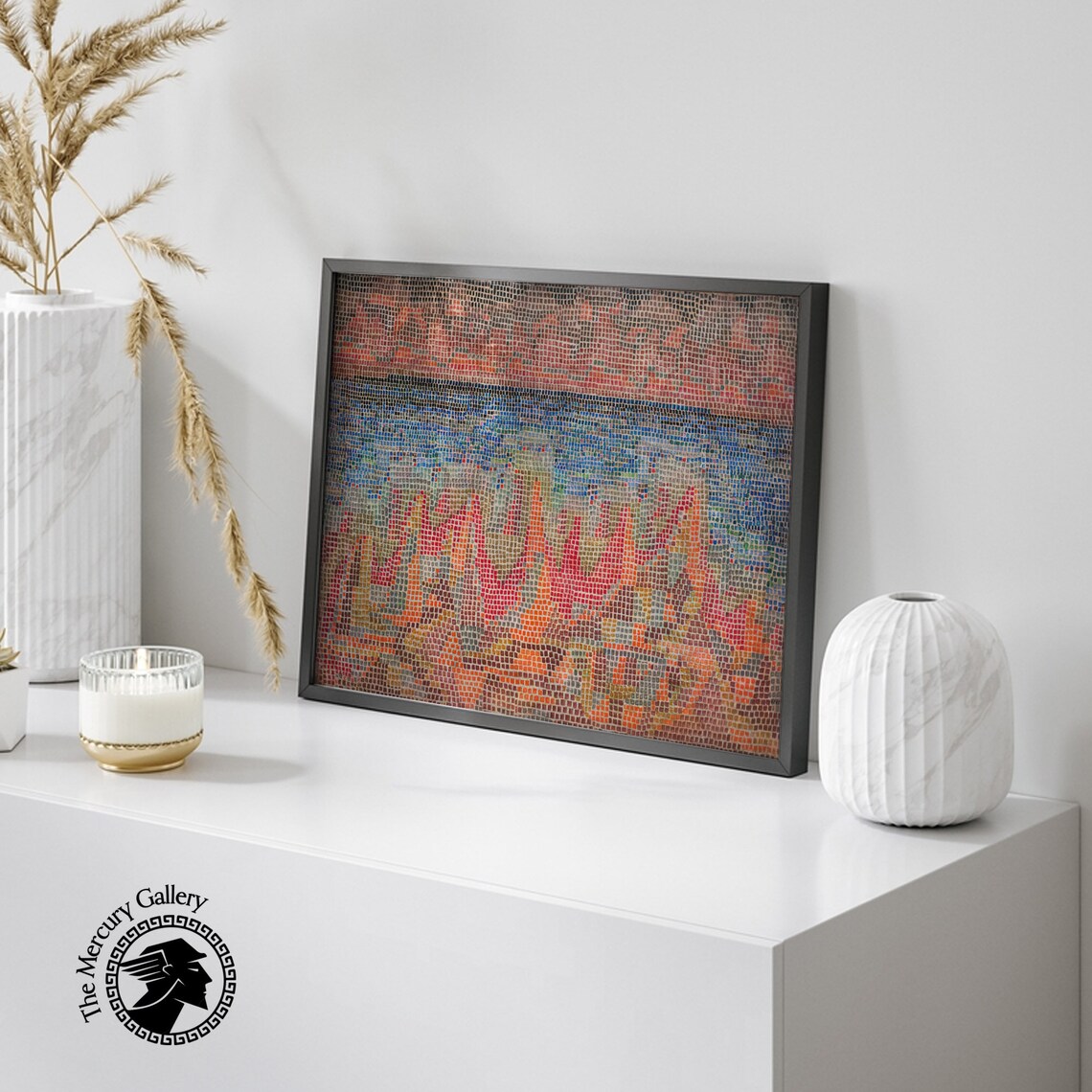 Paul Klee Klippen Am Meer, Abstract Art Print - Image 2