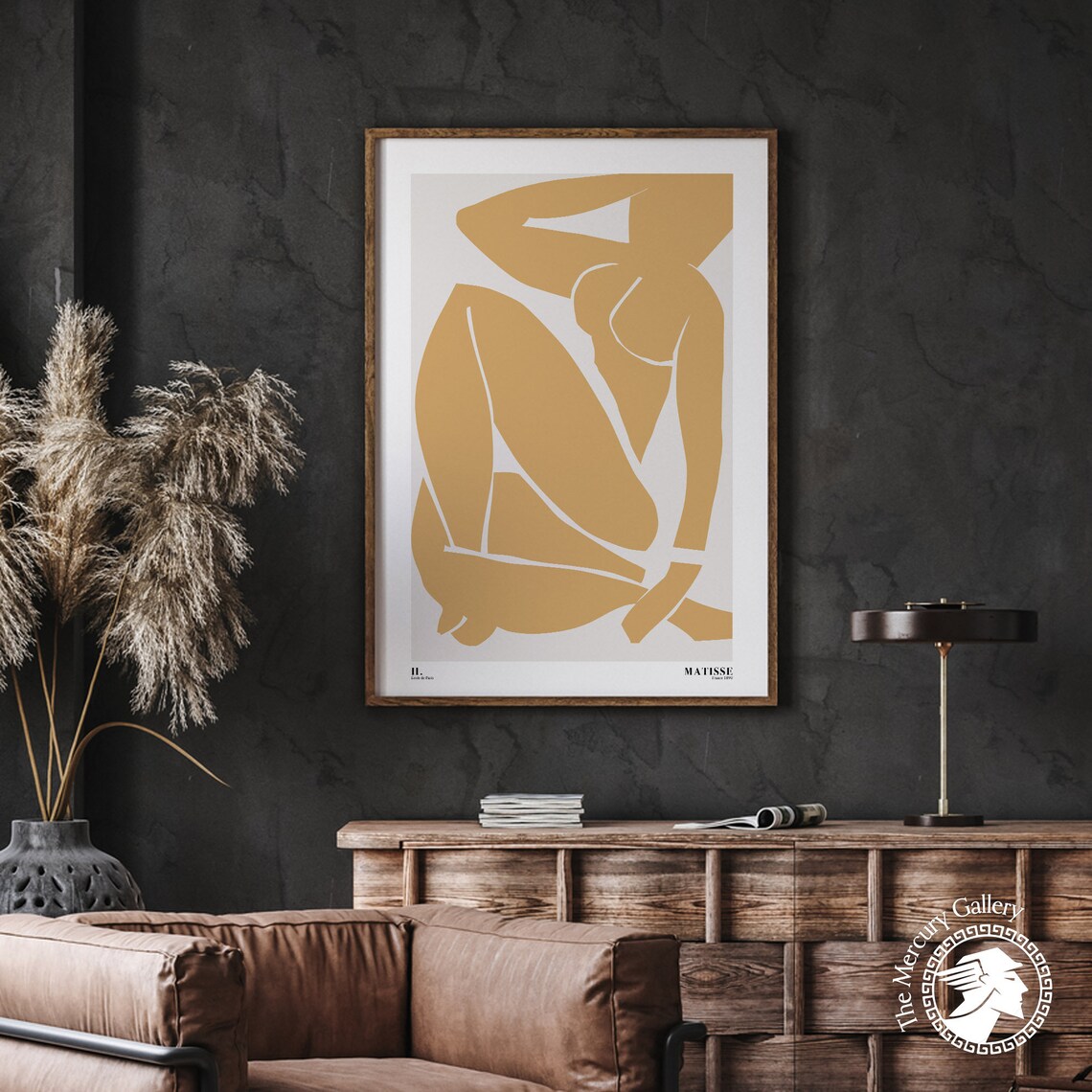 Matisse Yellow Nude Cut-Outs Fauvism Art Print - Image 2