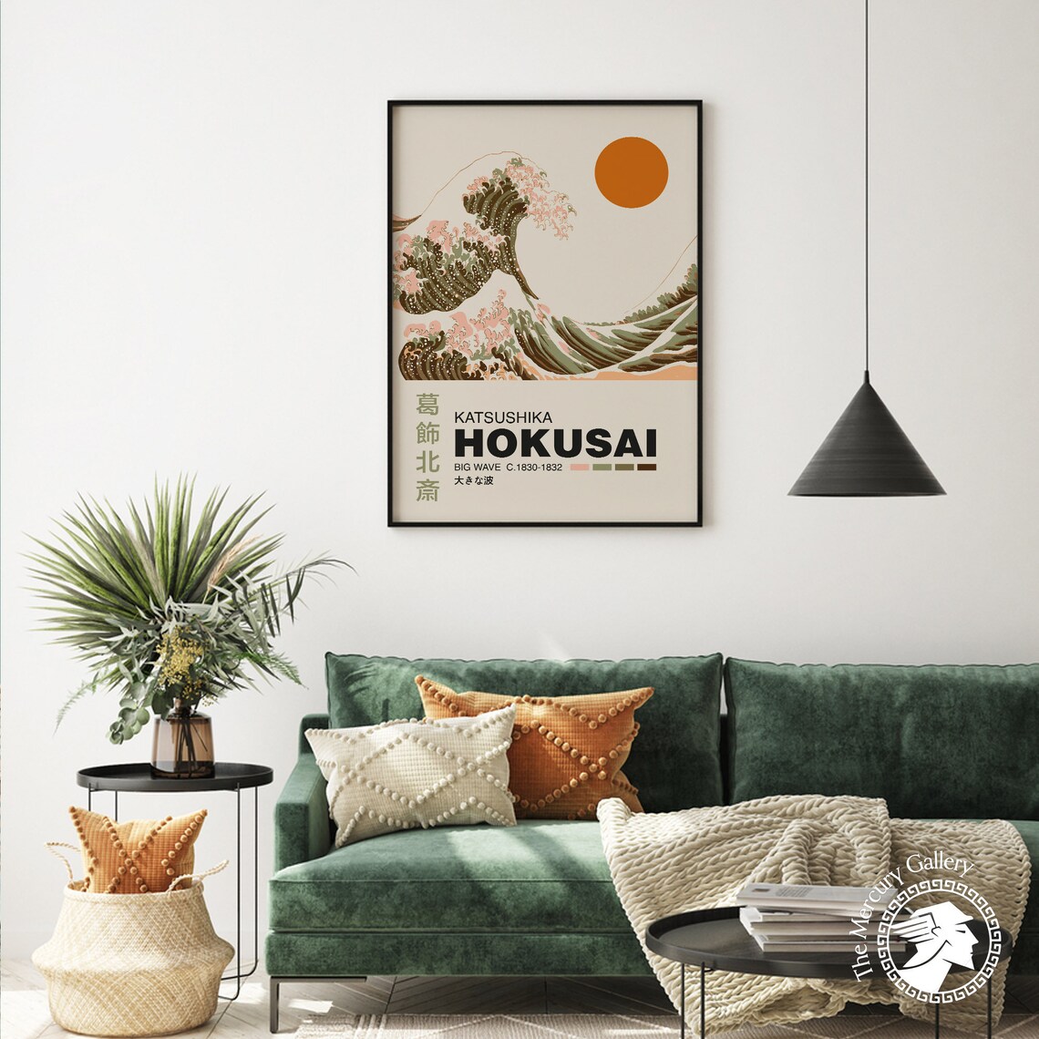 Katsushika Hokusai The Big Wave Art Print - Image 4