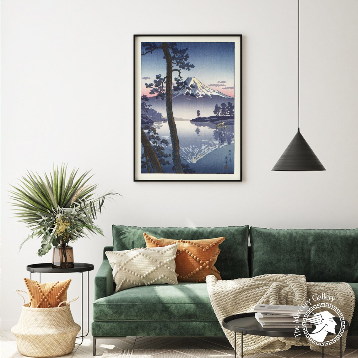 Fuji From Tago Bay Vintage Japanese Travel Poster - Image 3