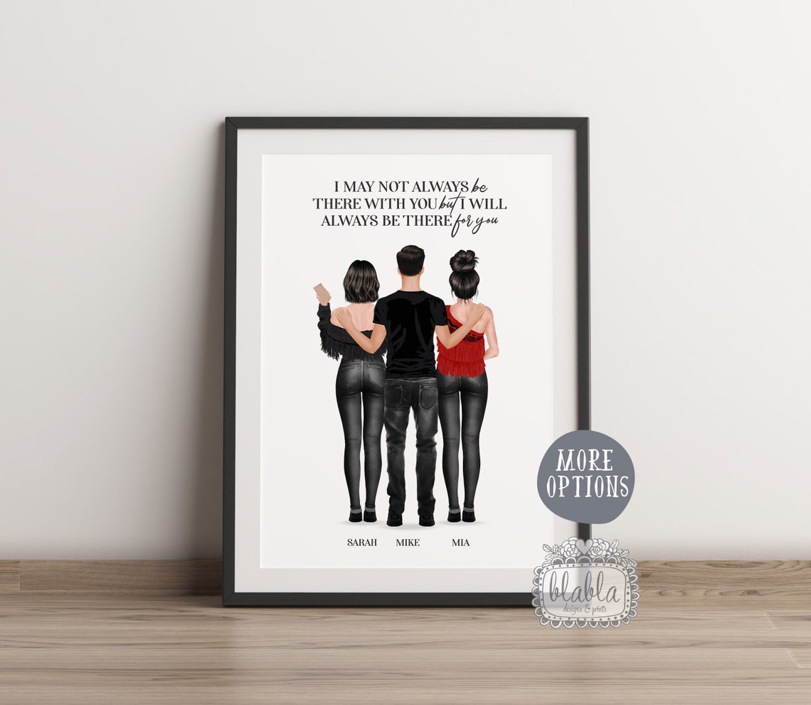 The Greatest Gift Our Parents Gave Us Personalised Siblings Poster - Image 2