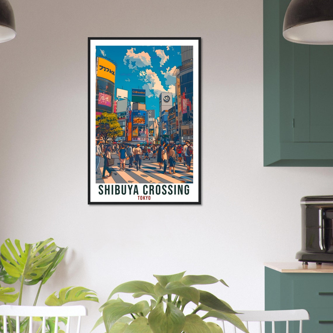 Shibuya Crossing Travel Print Japan Home Decoration Wall Art Gift Wall Hanging Art Lover Japanese Artwork Japan Shibuya Tokyo Travel Poster - Image 3