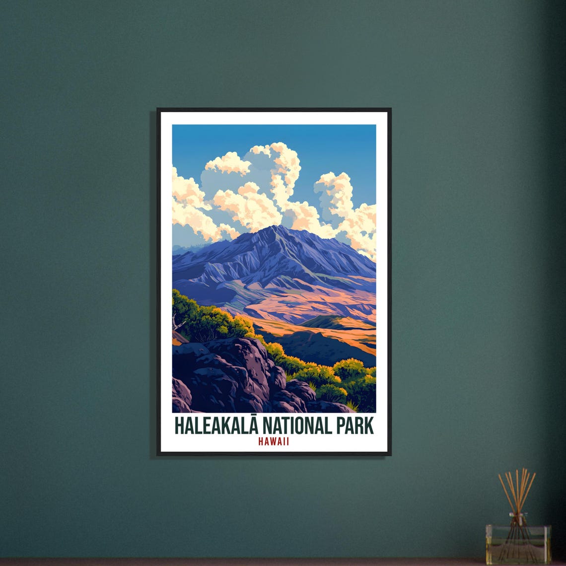 Haleakala National Park Hawaii Usa Travel Print Wall Art Wall Hanging Home Dcor Haleakala Hawaii Gift Travel Art Usa Artwork Travel Poster - Image 3
