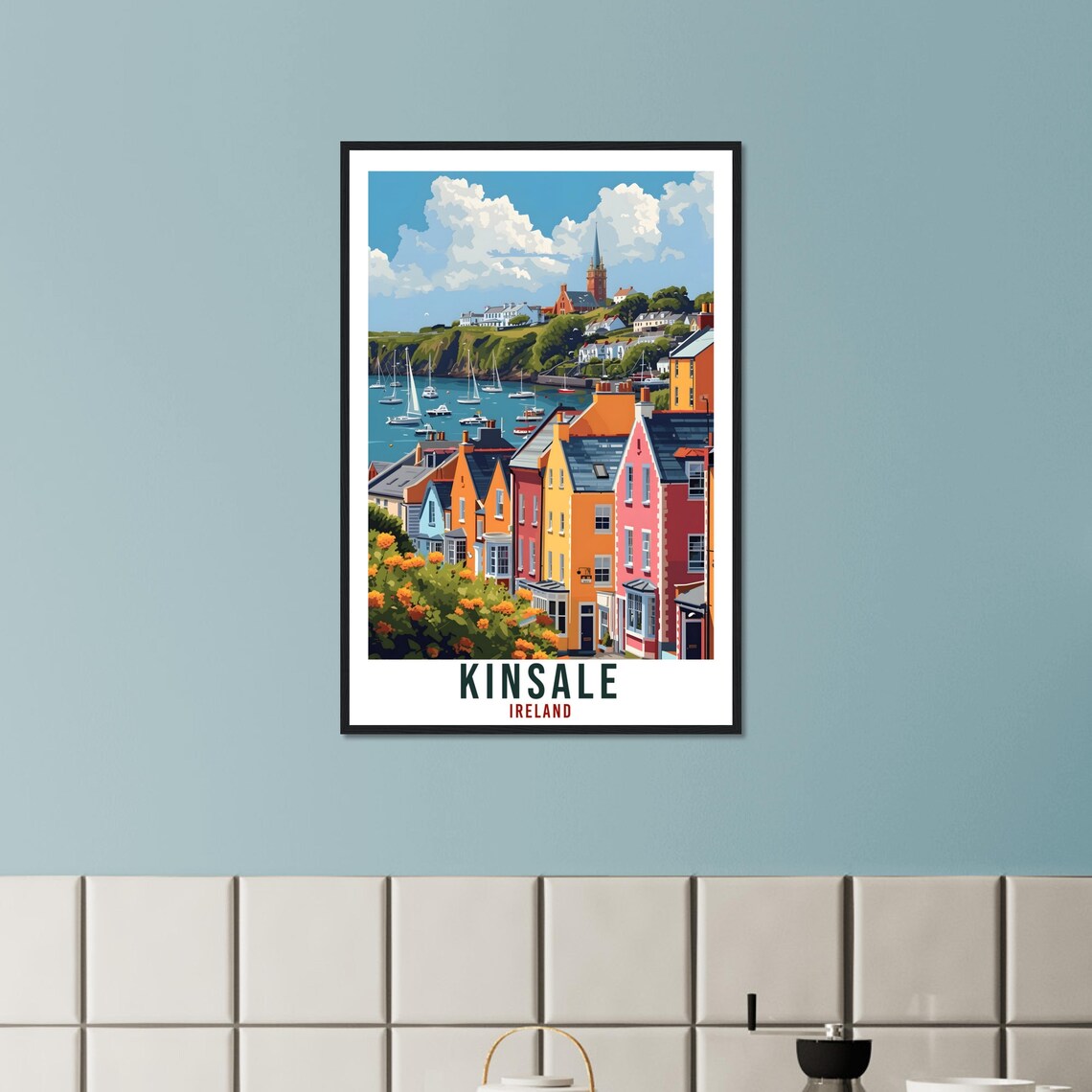 Kinsale Travel Poster, Ireland Home Decoration - Image 2