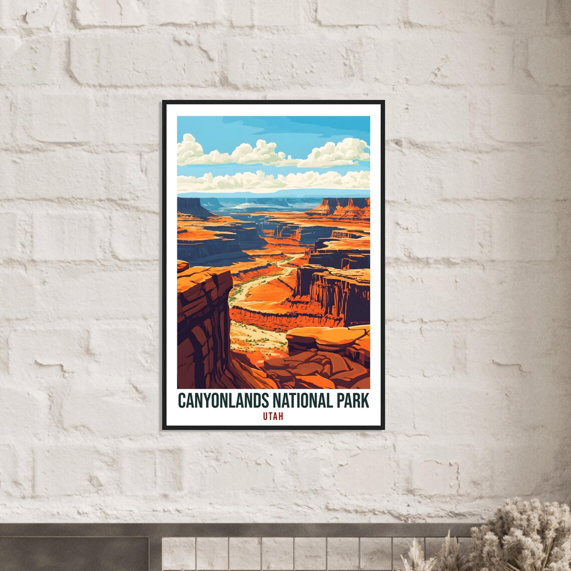Canyonlands National Park Utah Canyon Vista Vintage Travel Poster - Image 2