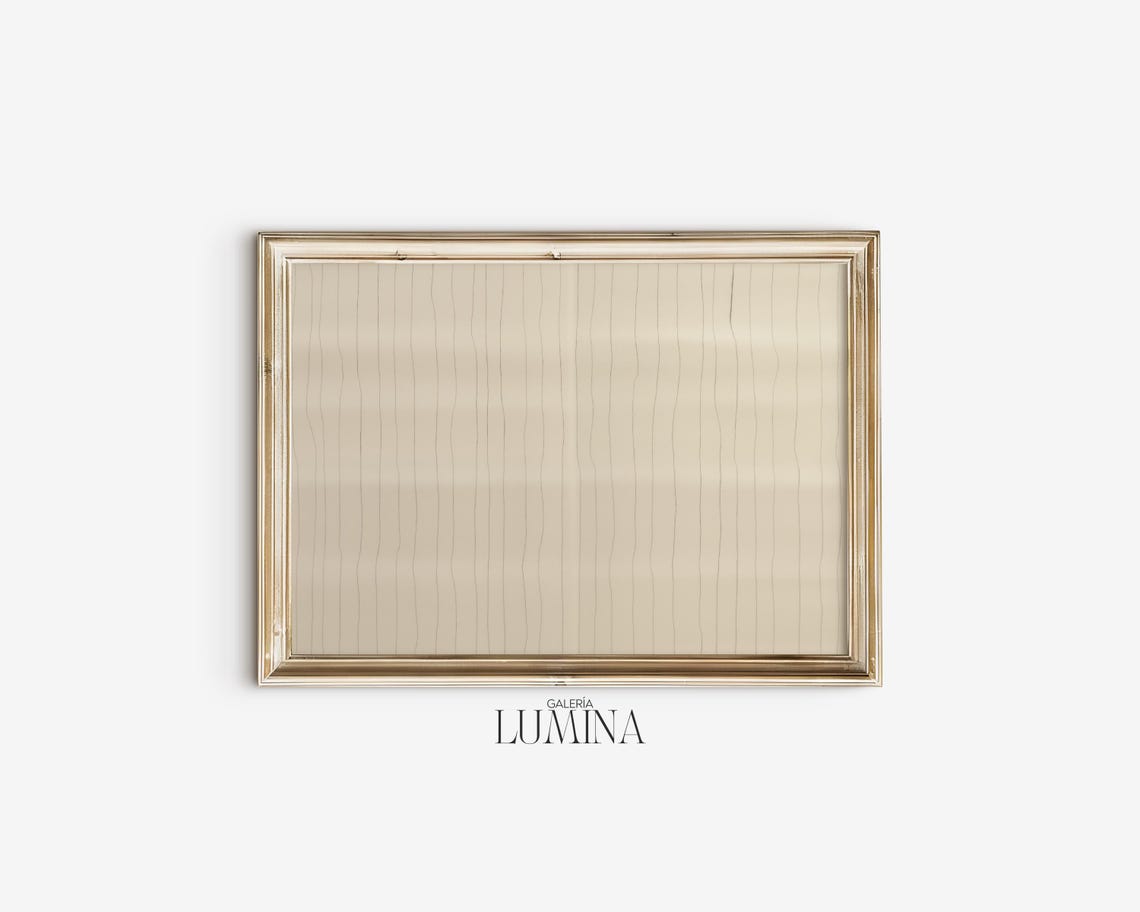 Abstract Line Drawing Scribble Abstract Wall Art Contemporary Abstract Pattern Drawing Beige Wall Art Art Frame Tv Art 492 - Image 2