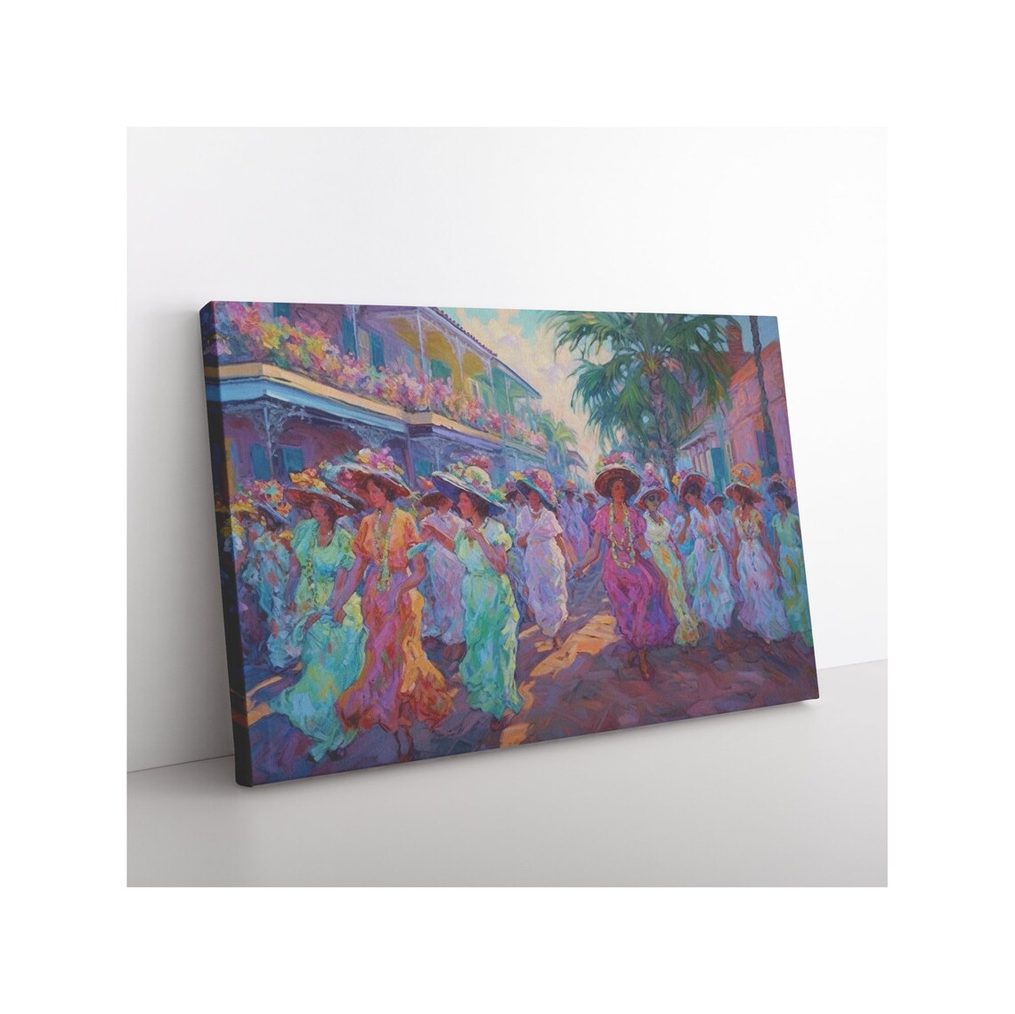 New Orleans Mardi Gras French Quarter Art Print - Image 2
