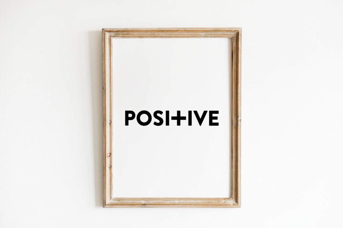 Positive Home Art Custom Quote Print Custom Text Print Custom Quote Custom Wall Art Quote Wall Art Personalized Quote Inspirational
