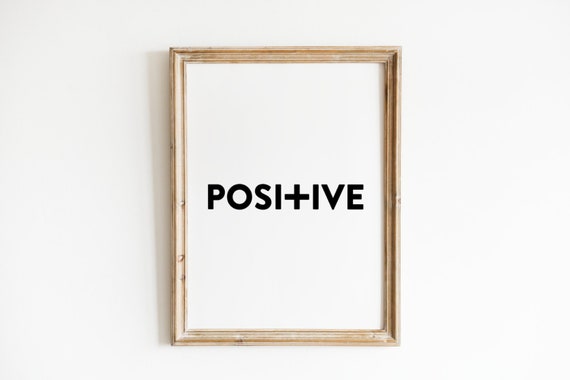 Positive Home Art Custom Quote Print Custom Text Print Custom Quote Custom Wall Art Quote Wall Art Personalized Quote Inspirational