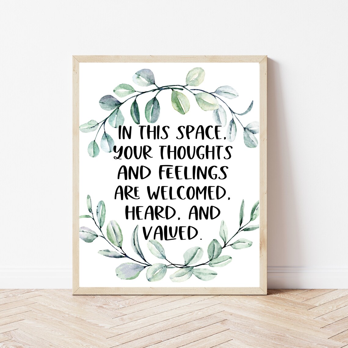 Therapy Welcome Sign, School Counselor Office Decor