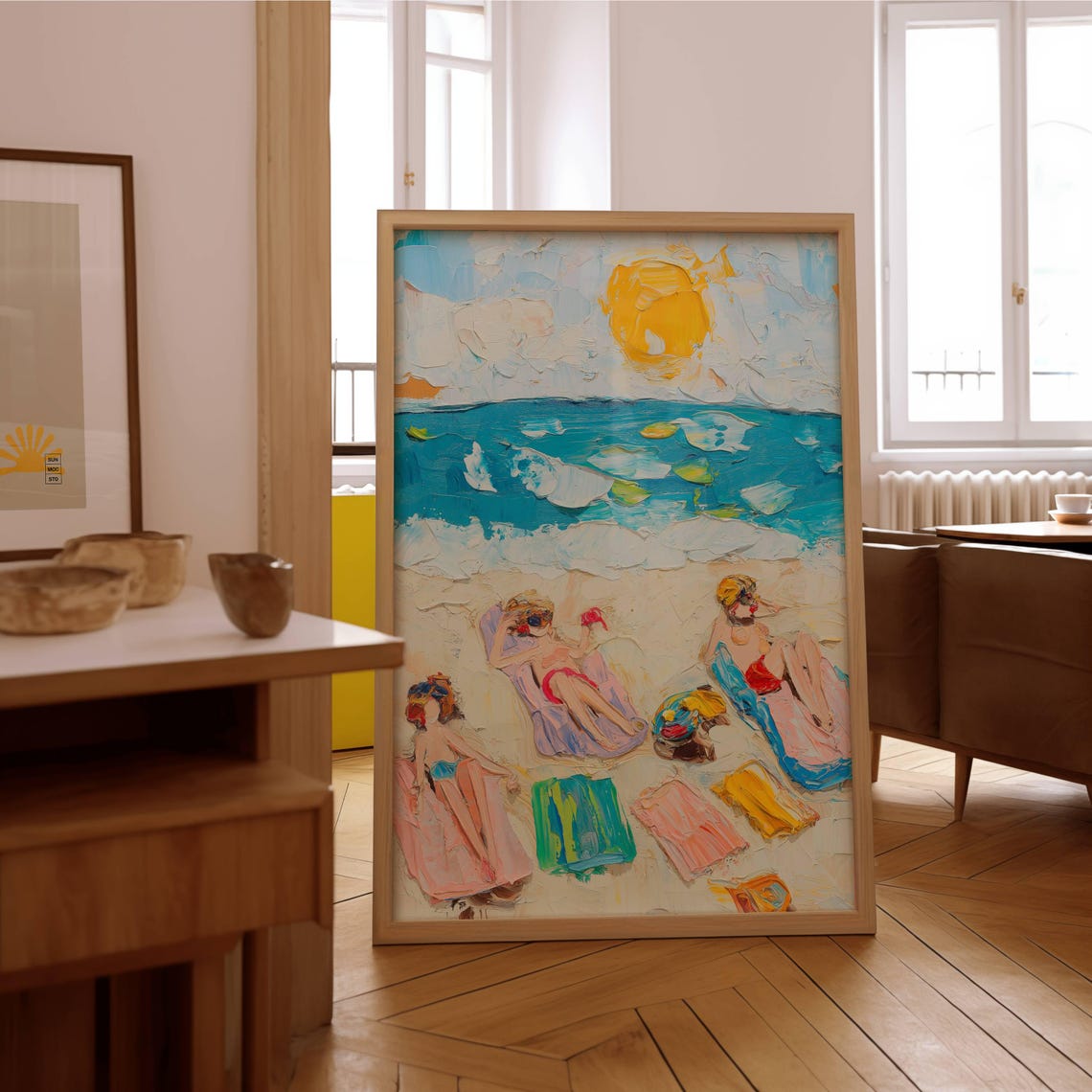 Boho Beach Coastal Poster, Ocean Tropical Decor - Image 2