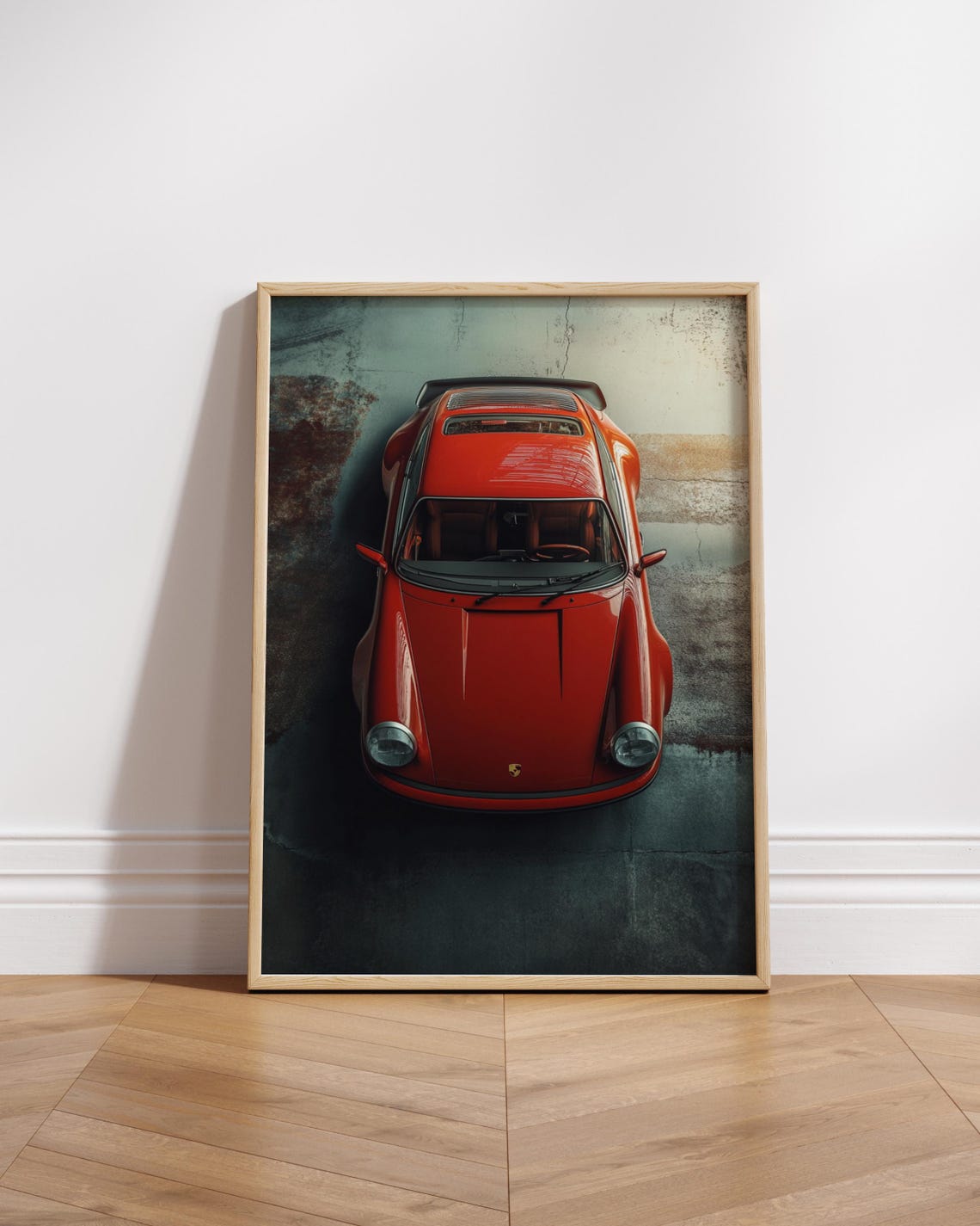 Classic Sports Car Print Retro Automobile Poster Home Decor For Enthusiasts Gift Him Room