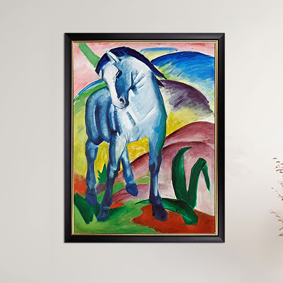 Franz Marc Blue Horse I Expressionist Masterpiece Art Poster