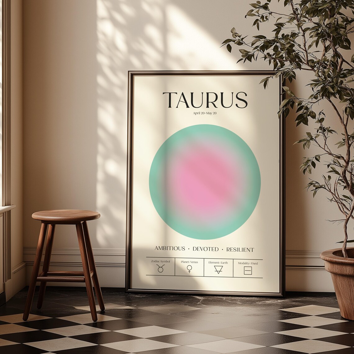 Taurus Astrology Poster Print
