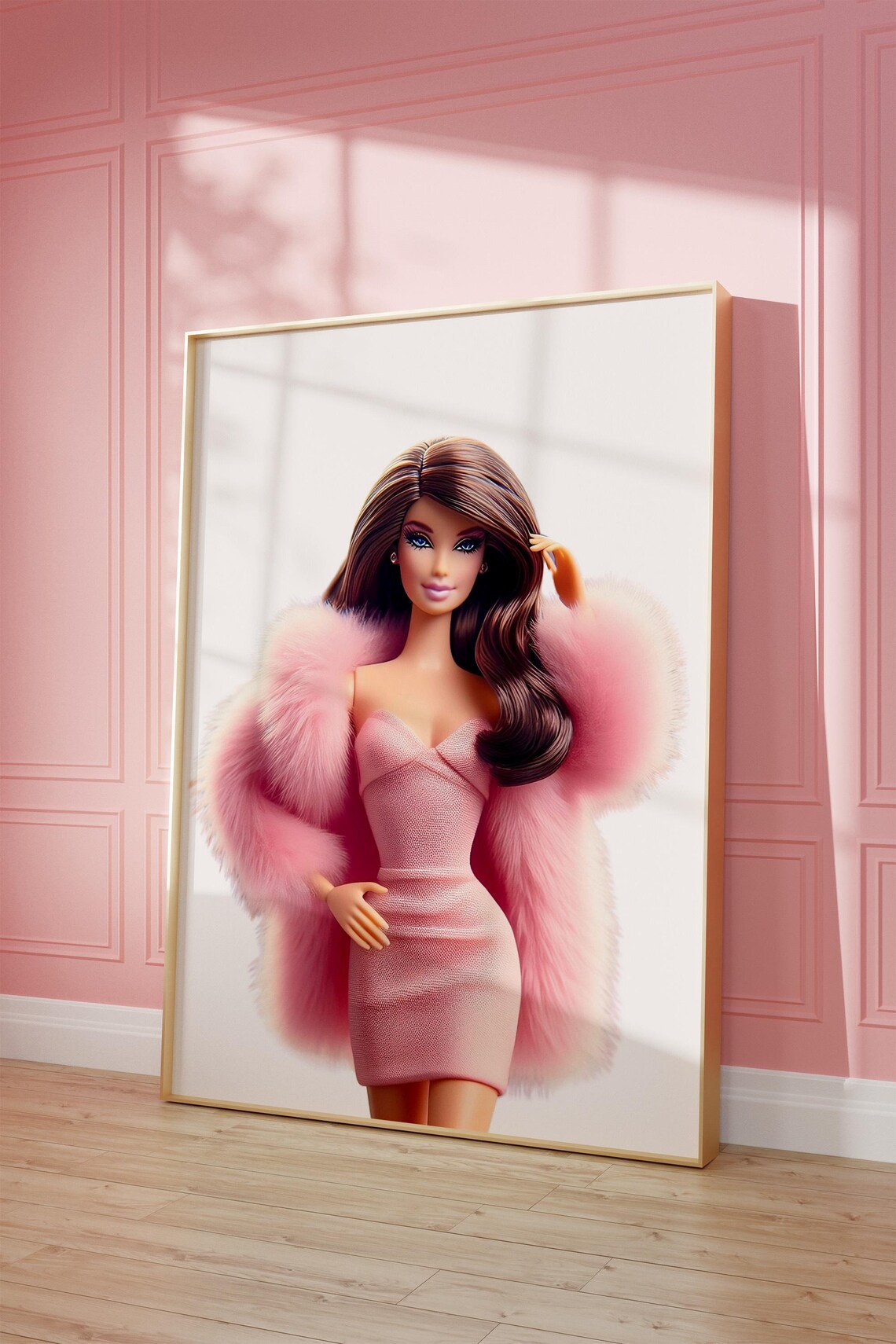 Barbie Print, Girly Fashion Doll Poster
