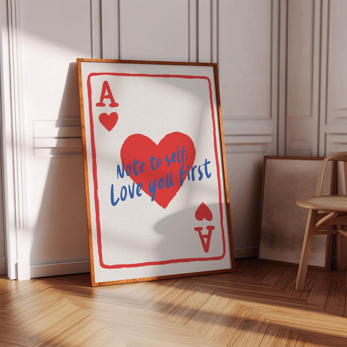 Ace Of Hearts, Self Love Art Print