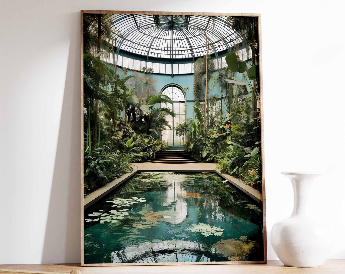 William Morris Vintage Botanical Gardens Art Print