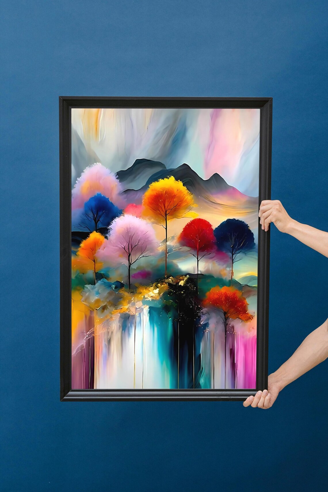 Dreamscape Forest, Colorful Abstract Landscape - Image 4