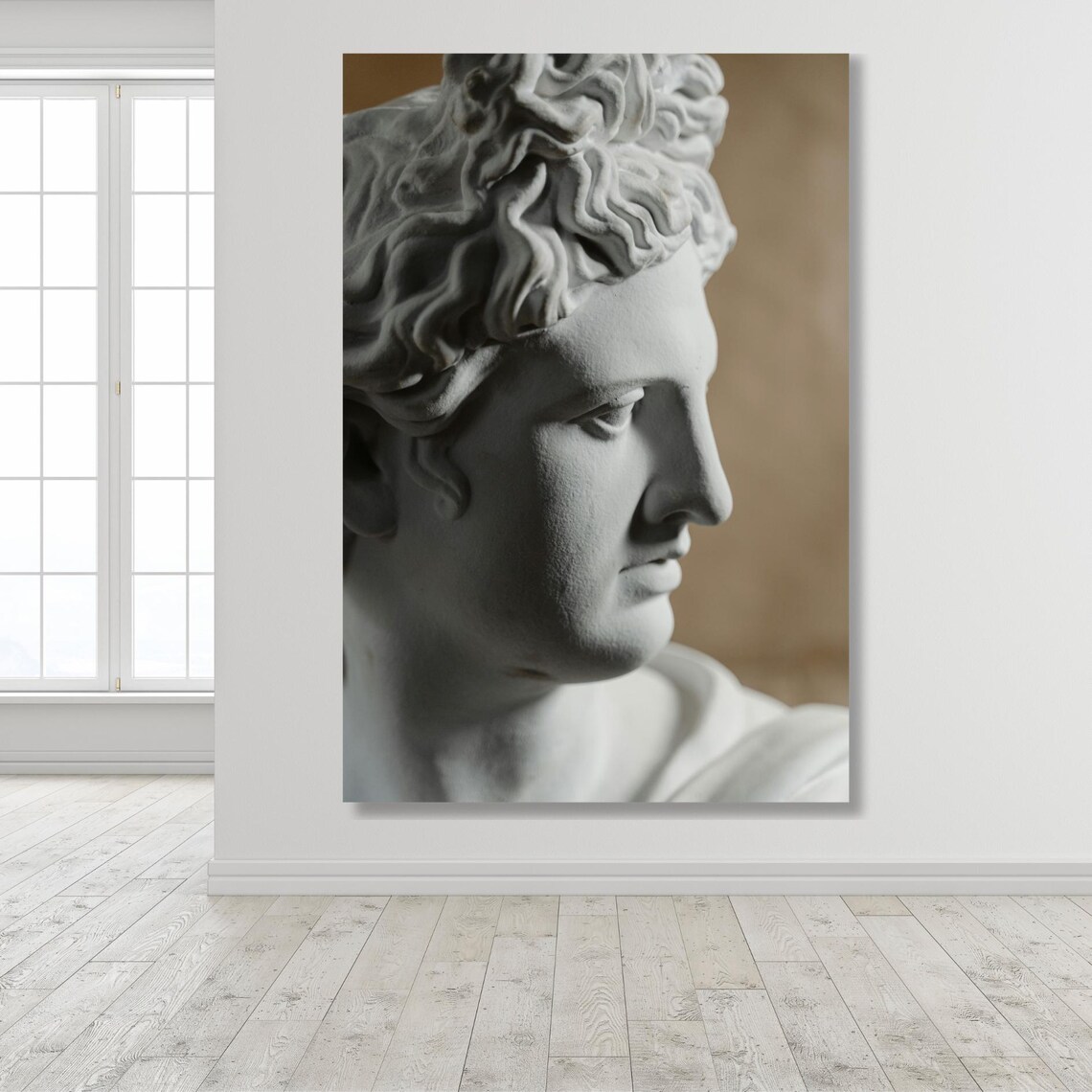 Classical Greek Marble Bust Sculpture, Home Decor - Image 3