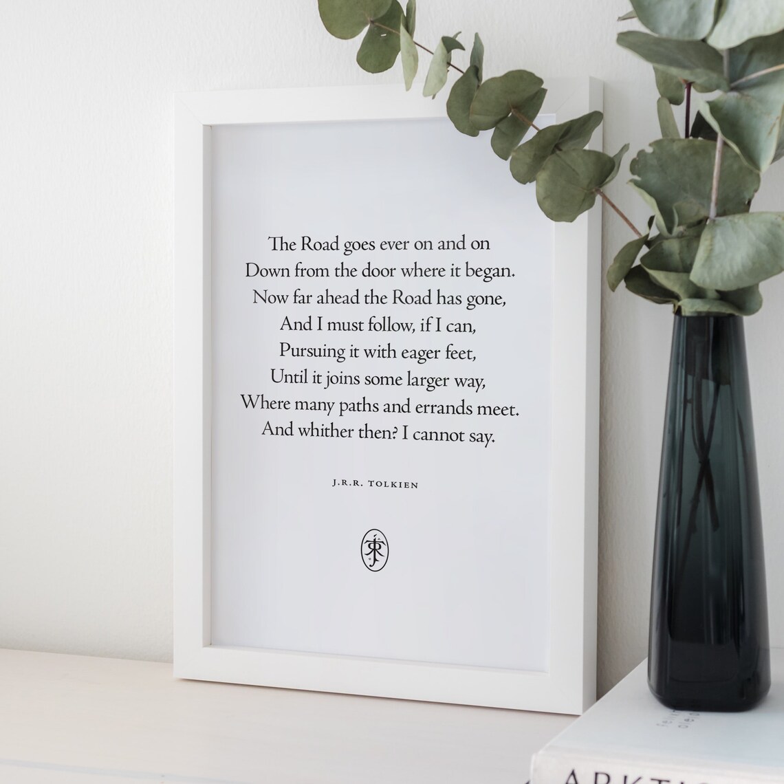 J.R.R. Tolkien Quote Print, The Road Goes Ever On - Image 3