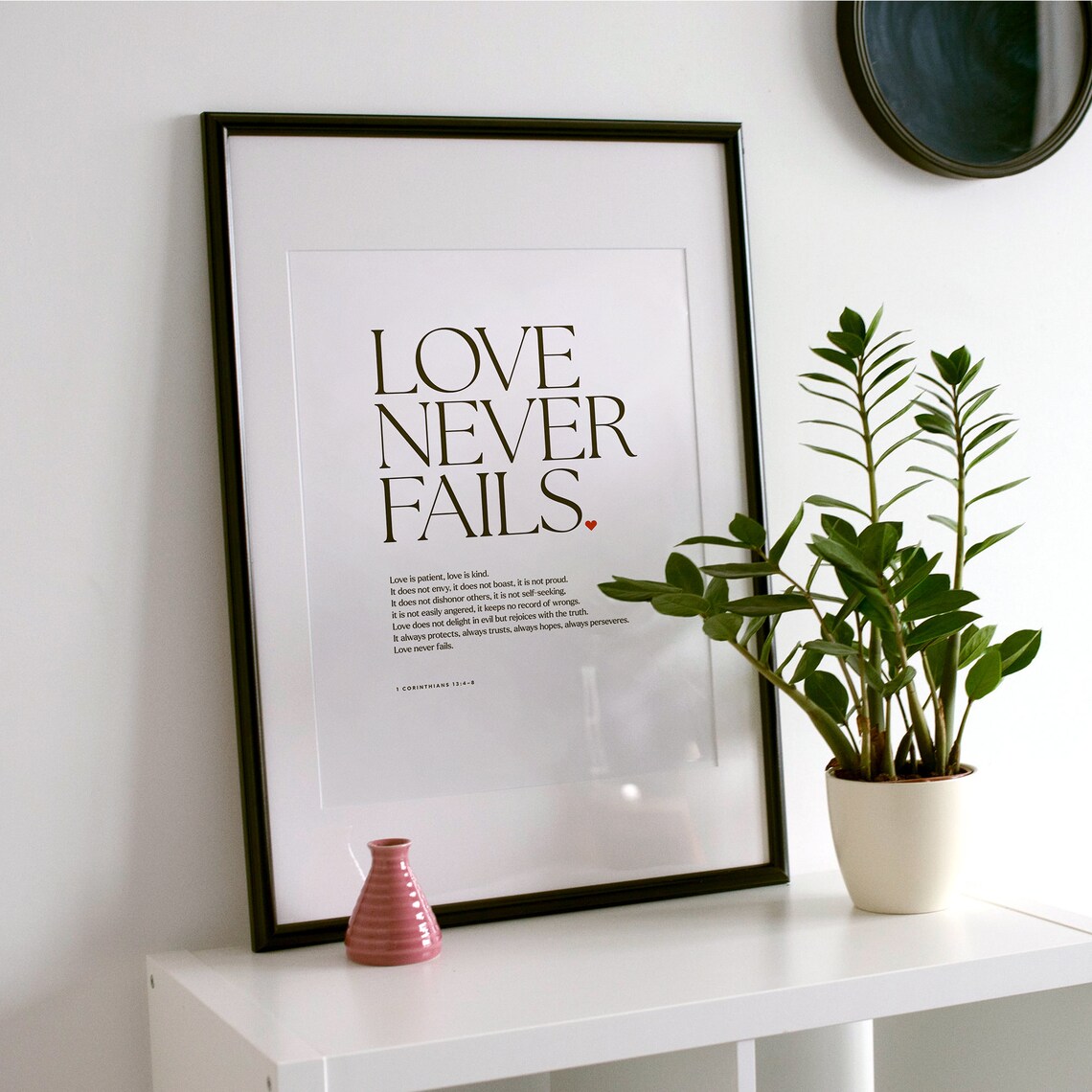 Love Never Fails Wedding 1 Corinthians Scripture - Image 2