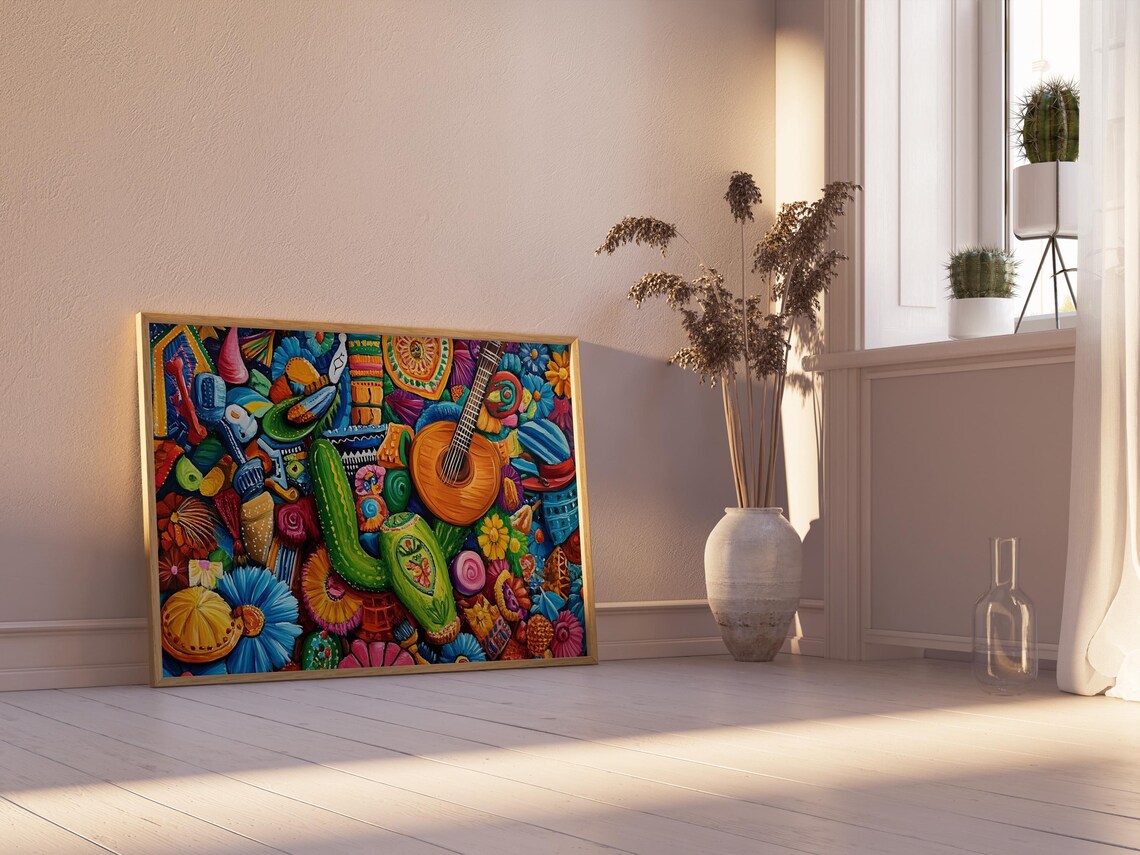 Mexican Art Print, Home Decor Gift For Her - Image 2