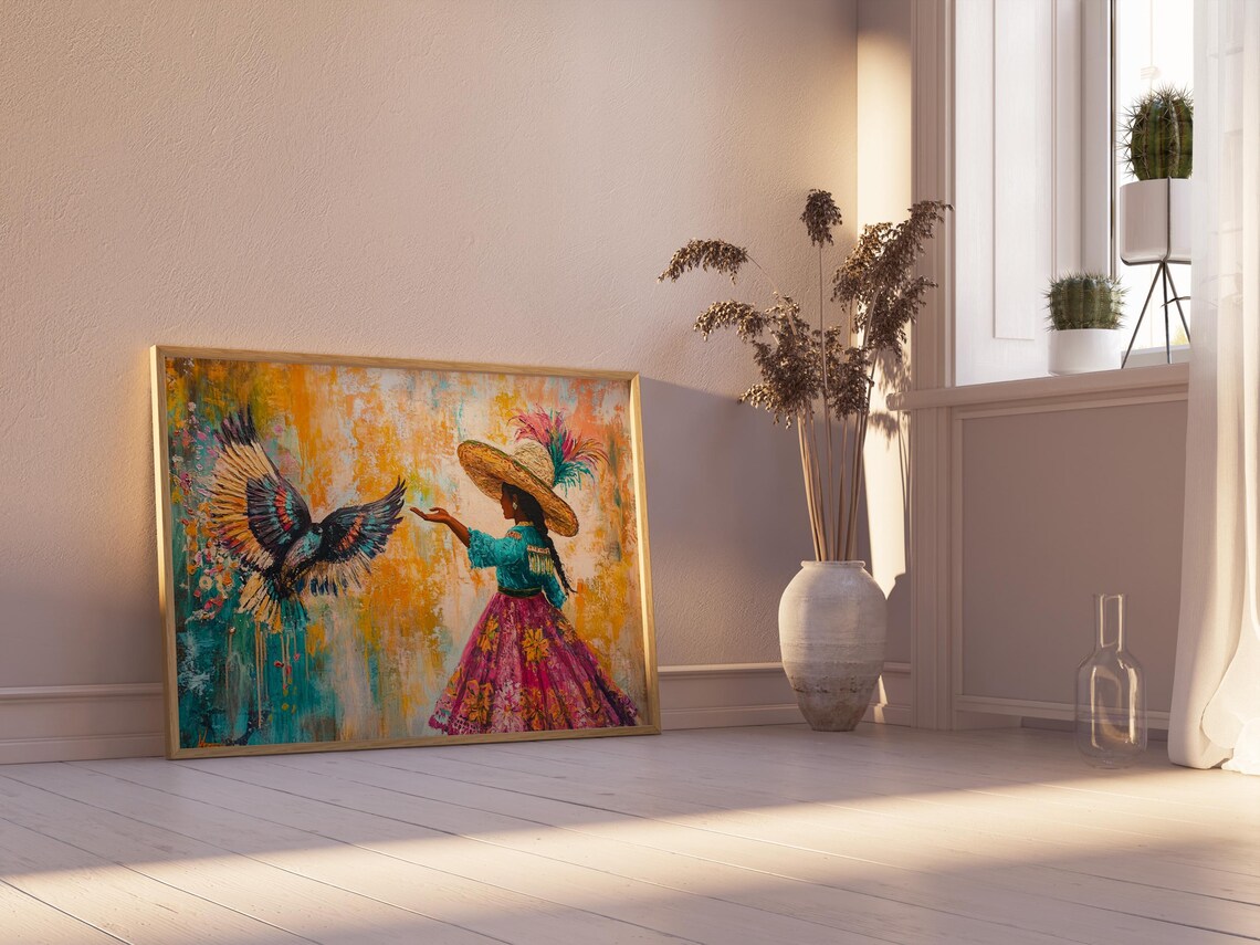 Mexican Art Print, Home Decor Gift For Her - Image 2