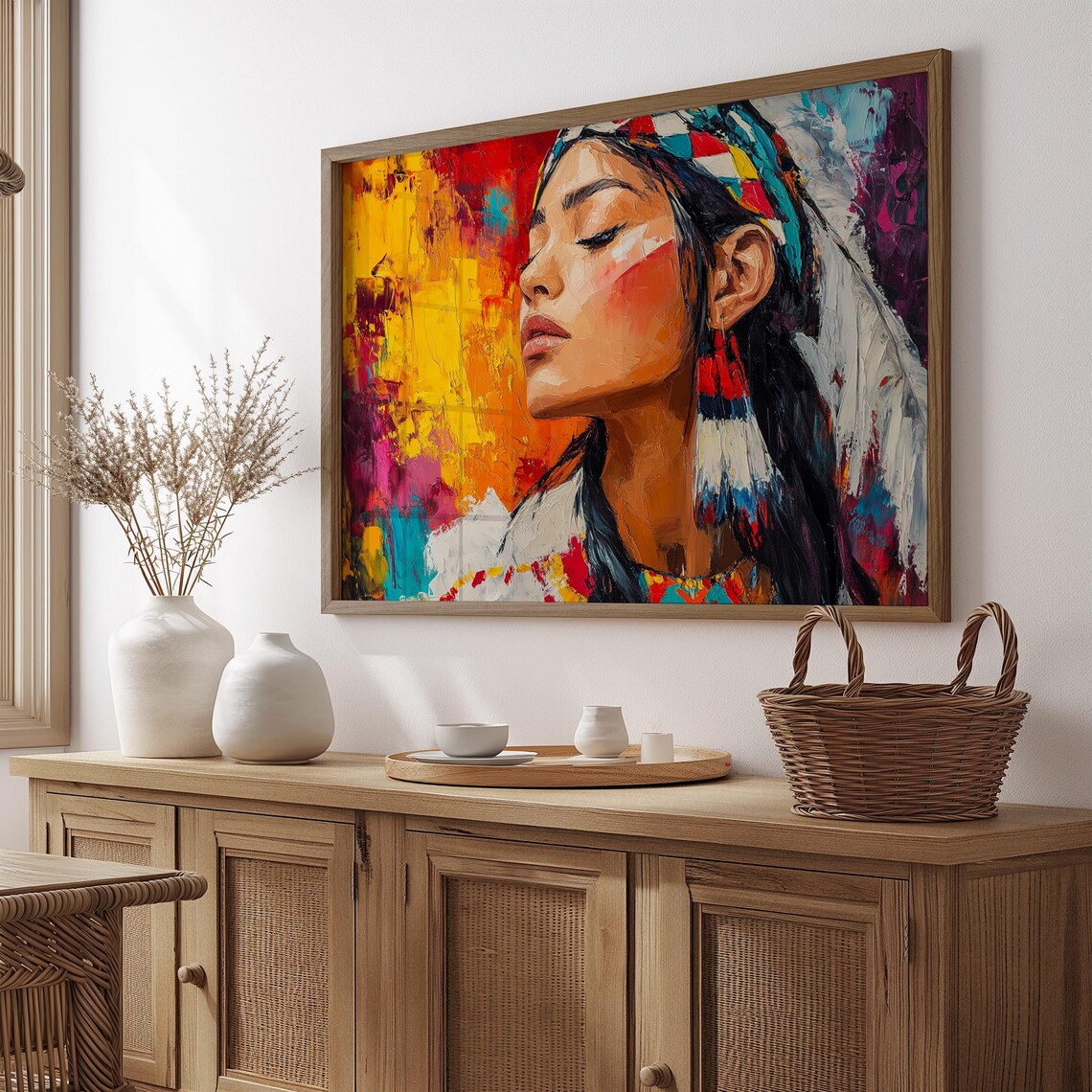 Mexican Art Print, Home Decor Gift For Her