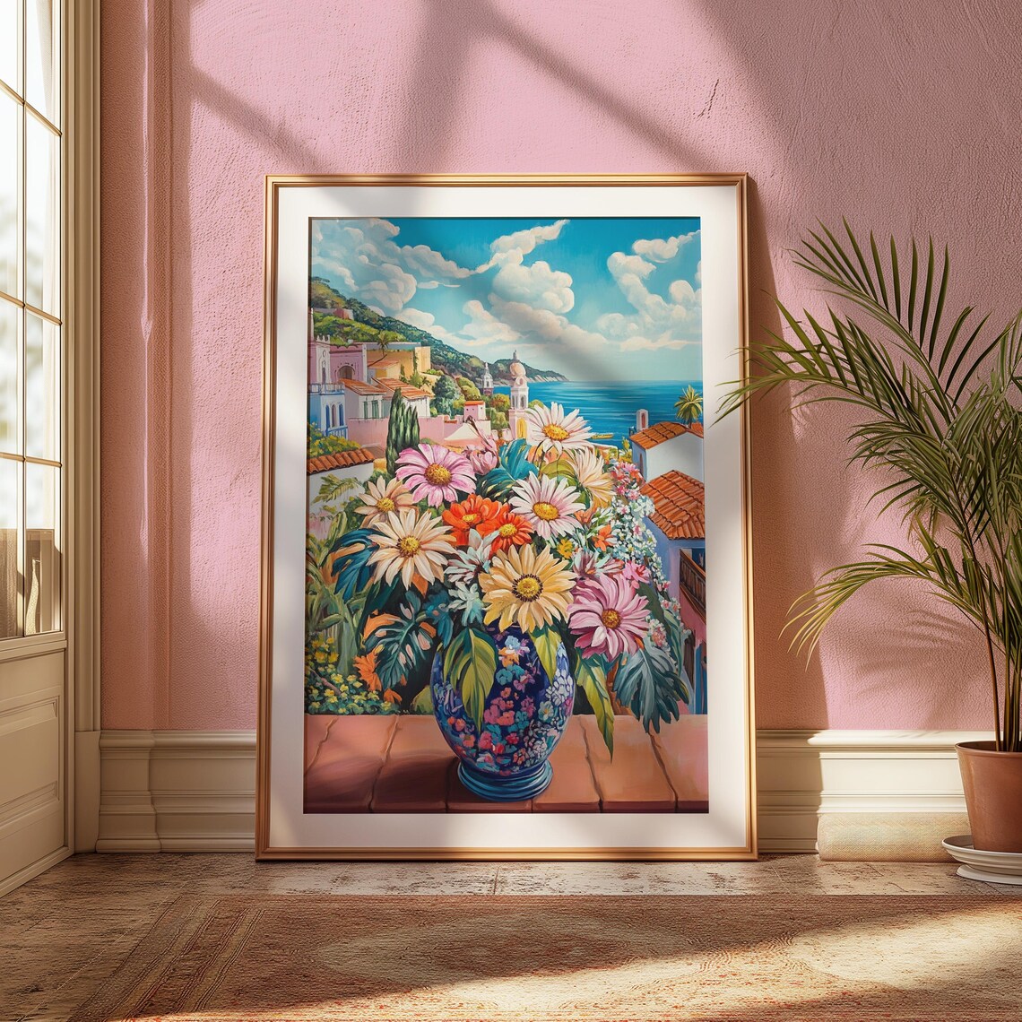 Floral Mexican Art Print, Valentine Gift For Her - Image 2